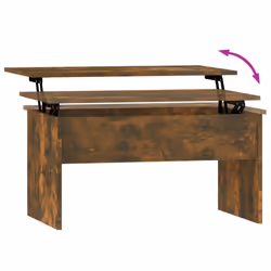 vidaXL Coffee Table Hallway Couch Table Centre Accent Table Engineered Wood - smoked oak - Additional view 6
