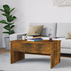 vidaXL Coffee Table Hallway Couch Table Centre Accent Table Engineered Wood - smoked oak - Additional view 8