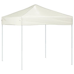 vidaXL Folding Party Tent Garden Camping Gazebo Multi Colours Multi Sizes - cream, 195.5 x 195.5 x 235 cm