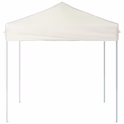 vidaXL Folding Party Tent Garden Camping Gazebo Multi Colours Multi Sizes - cream, 195.5 x 195.5 x 235 cm