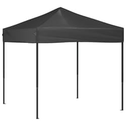 vidaXL Folding Party Tent Garden Camping Gazebo Multi Colours Multi Sizes - anthracite, 195.5 x 195.5 x 235 cm