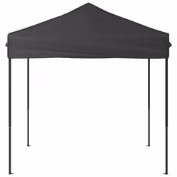 vidaXL Folding Party Tent Garden Camping Gazebo Multi Colours Multi Sizes - anthracite, 195.5 x 195.5 x 235 cm