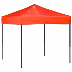 vidaXL Folding Party Tent Garden Camping Gazebo Multi Colours Multi Sizes - red, 195.5 x 195.5 x 235 cm