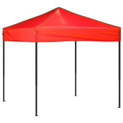 vidaXL Folding Party Tent Garden Camping Gazebo Multi Colours Multi Sizes - red, 195.5 x 195.5 x 235 cm