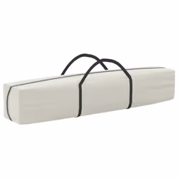 vidaXL Folding Party Tent with Sidewall Patio Camping Gazebo Pavilion Marquee - cream, 197.5 x 197.5 x 234 cm - Additional view 8