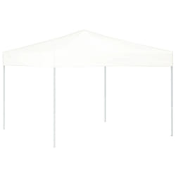 vidaXL Folding Party Tent Garden Camping Gazebo Multi Colours Multi Sizes - white, 292 x 292 x 245 cm