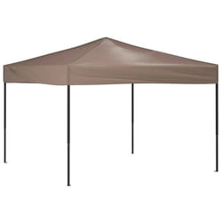 vidaXL Folding Party Tent Garden Camping Gazebo Multi Colours Multi Sizes - taupe, 292 x 292 x 245 cm
