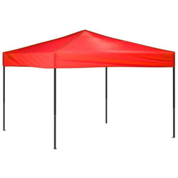 vidaXL Folding Party Tent Garden Camping Gazebo Multi Colours Multi Sizes - red, 292 x 292 x 245 cm