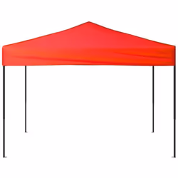 vidaXL Folding Party Tent Garden Camping Gazebo Multi Colours Multi Sizes - red, 292 x 292 x 245 cm