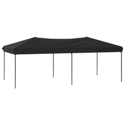 vidaXL Folding Party Tent Garden Camping Gazebo Multi Colours Multi Sizes - Black