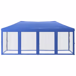 vidaXL Folding Party Tent with Sidewalls Pavilion Marquee Multi Colours/Sizes - blue