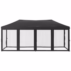 vidaXL Folding Party Tent with Sidewalls Pavilion Marquee Multi Colours/Sizes - anthracite
