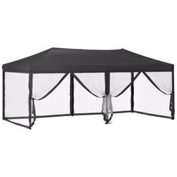 vidaXL Folding Party Tent with Sidewalls Pavilion Marquee Multi Colours/Sizes - anthracite - Additional view 5