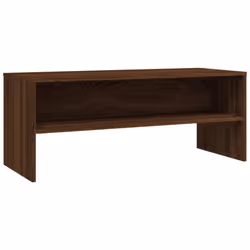 vidaXL TV Cabinet TV Media Hifi TV Stand TV Unit Sideboard Engineered Wood - brown oak