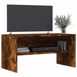 vidaXL TV Cabinet TV Unit Storage Cabinet Entertainment Centre Engineered Wood - smoked oak - Additional view 2