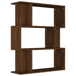 vidaXL Book Cabinet/Room Divider Engineered Wood Home Stand Multi Colours - Brown oak