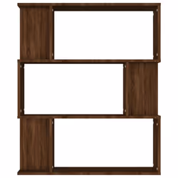 vidaXL Book Cabinet/Room Divider Engineered Wood Home Stand Multi Colours - Brown oak - Additional view 5