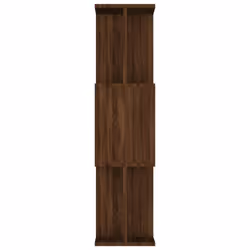 vidaXL Book Cabinet/Room Divider Engineered Wood Home Stand Multi Colours - Brown oak - Additional view 6