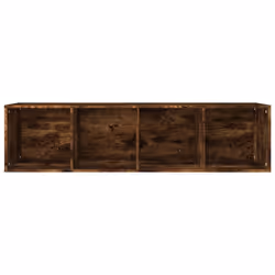 vidaXL Book Cabinet/TV Cabinet Engineered Wood Highboard Cupboard Bookshelf - Smoked oak - Additional view 6