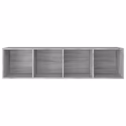 vidaXL Book Cabinet/TV Cabinet Engineered Wood Highboard Cupboard Bookshelf - Grey sonoma - Additional view 6