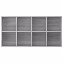 vidaXL Book Cabinet/TV Cabinet Engineered Wood Highboard Cupboard Bookshelf - Grey sonoma - Additional view 6