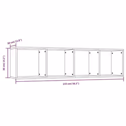 VidaXL 815272 shelve Wood Brown, Wood - Additional view 8