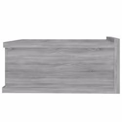 vidaXL Floating Nightstand Wall Bedside Cabinet Hanging Shelf Engineered Wood - Grey sonoma, 2 - Additional view 10