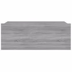 vidaXL Floating Nightstand Wall Bedside Cabinet Hanging Shelf Engineered Wood - Grey sonoma, 2 - Additional view 9