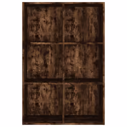vidaXL Book Cabinet/TV Cabinet Engineered Wood Highboard Cupboard Bookshelf - Smoked oak - Additional view 6