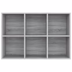 vidaXL Book Cabinet/TV Cabinet Engineered Wood Highboard Cupboard Bookshelf - Grey sonoma - Additional view 10
