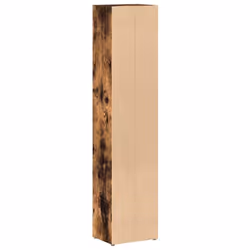 vidaXL CD Cabinet Storage Oraniser Shelf Cabinet Display Shelf Engineered Wood - Smoked oak - Additional view 5