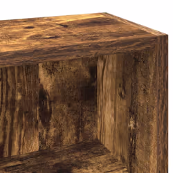 vidaXL CD Cabinet Storage Oraniser Shelf Cabinet Display Shelf Engineered Wood - Smoked oak - Additional view 6
