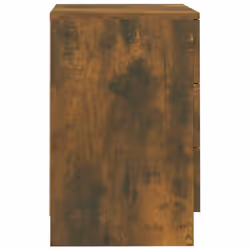 vidaXL 1/2x Bedside Cabinet Chipboard Bedroom Nightstand Stand Multi Colours - smoked oak, 1 - Additional view 5