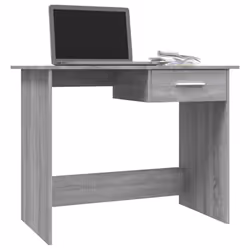 vidaXL Desk Engineered Wood Desks with Drawers Writing Table Multi Colours - Grey sonoma - Additional view 2