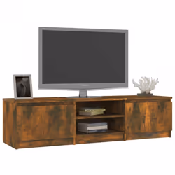 vidaXL TV Cabinet Engineered Wood TV Unit Media Centre Stand Multi Colours - Smoked oak - Additional view 6