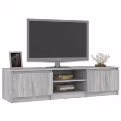 vidaXL TV Cabinet Engineered Wood TV Unit Media Centre Stand Multi Colours - Grey sonoma - Additional view 6