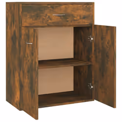 vidaXL Sideboard Side Cabinet Organiser Cupboard Highboard Engineered Wood - Smoked oak - Additional view 7