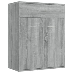vidaXL Sideboard Side Cabinet Organiser Cupboard Highboard Engineered Wood - Grey sonoma