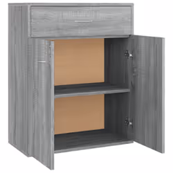vidaXL Sideboard Side Cabinet Organiser Cupboard Highboard Engineered Wood - Grey sonoma - Additional view 6