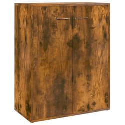 vidaXL Sideboard Side Cabinet Organiser Cupboard Highboard Engineered Wood - Smoked oak