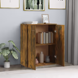 vidaXL Sideboard Side Cabinet Organiser Cupboard Highboard Engineered Wood - Smoked oak
