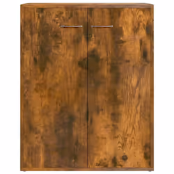 vidaXL Sideboard Side Cabinet Organiser Cupboard Highboard Engineered Wood - Smoked oak - Additional view 5