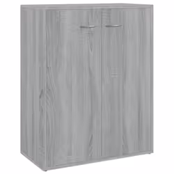 vidaXL Sideboard Side Cabinet Organiser Cupboard Highboard Engineered Wood - Grey sonoma