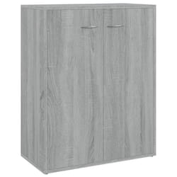 vidaXL Sideboard Side Cabinet Organiser Cupboard Highboard Engineered Wood - Grey sonoma