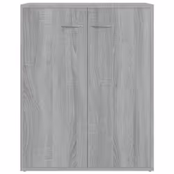 vidaXL Sideboard Side Cabinet Organiser Cupboard Highboard Engineered Wood - Grey sonoma - Additional view 5