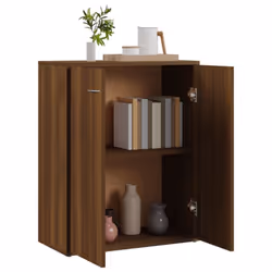 vidaXL Sideboard Side Cabinet Organiser Cupboard Highboard Engineered Wood - Brown oak - Additional view 4