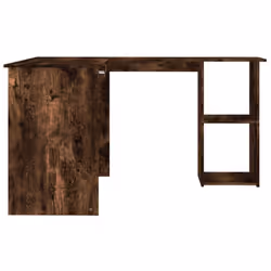 vidaXL Corner Desk Computer Desk Study L-shaped Desk Table Engineered Wood - smoked oak - Additional view 4