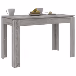 vidaXL Dining Table Kitchen Table Dining Room Dinner Table Engineered Wood - grey sonoma - Additional view 4