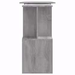 vidaXL Corner Desk Writing Rotable Table Engineered Wood Desk Multi Colours - grey sonoma - Additional view 5