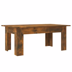 vidaXL Coffee Table Couch Table Hall End Center Accent Table Engineered Wood - Smoked oak - Additional view 3